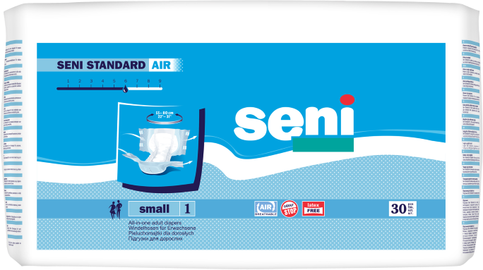 Підгузки для дорослих SENI STANDARD AIR small (30 шт.)